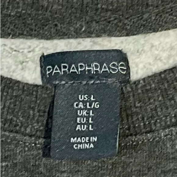 PARAPHRASE SWEATSHIRT - Picture 2 of 2